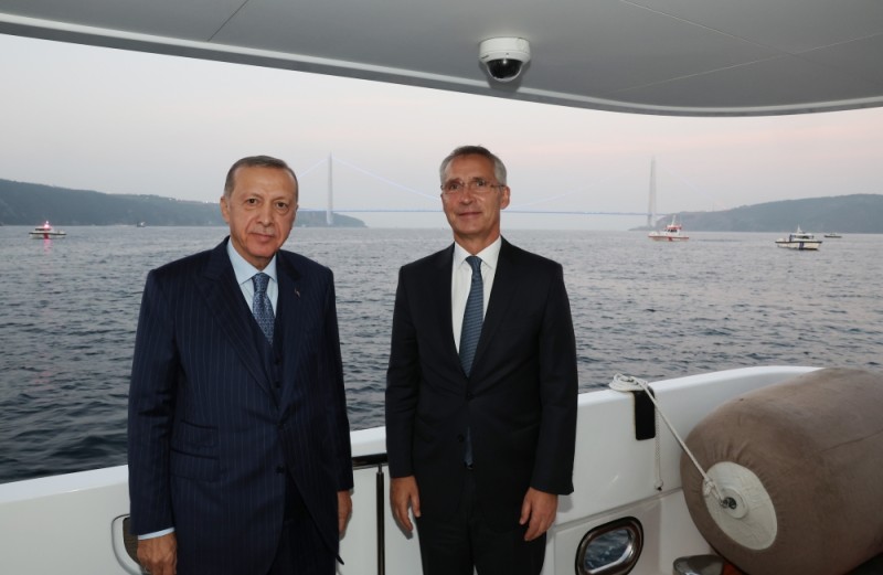 Türkiyə Prezidenti NATO-nun Baş katibini İstanbulda qəbul edib