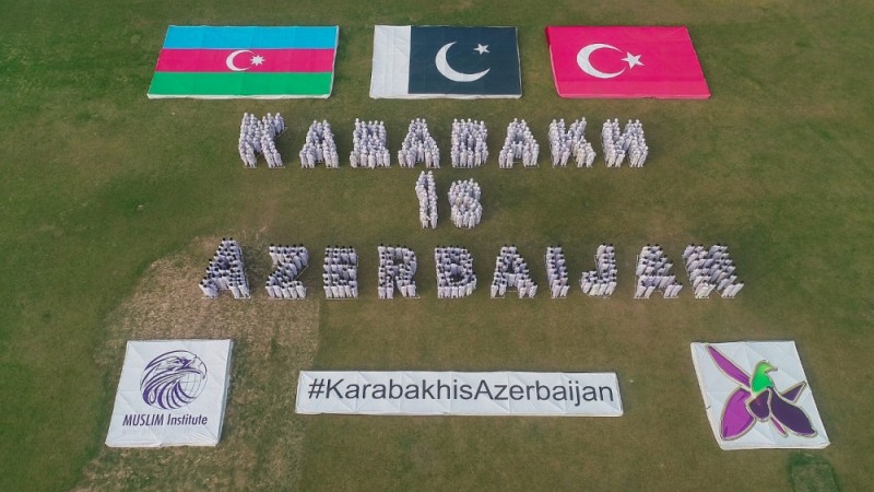 Pakistanda “Qarabağ Azərbaycandır!”, “Zəfər Günü” adlı fləşmoblar keçirilib